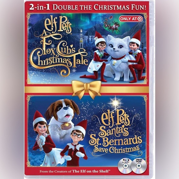 Elf Pets DVD double feature two in one NWT elf on the shelf Christmas movie - Picture 3 of 12